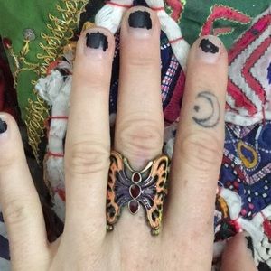 Lucky brand butterfly ring